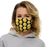 Pickleball Black Premium Face Mask - Pickleball Clearance