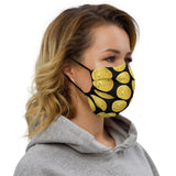 Pickleball Black Premium Face Mask - Pickleball Clearance