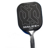 Malice Raw Carbon Fiber Open Throat Pickleball Paddle