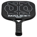Malice Raw Carbon Fiber Open Throat Pickleball Paddle