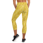 Pickleball Yoga Capri Leggings - Pickleball Clearance