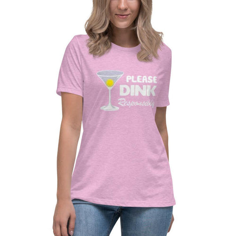 DINK RESPONSIBLY! PICKLEBALL T-SHIRT