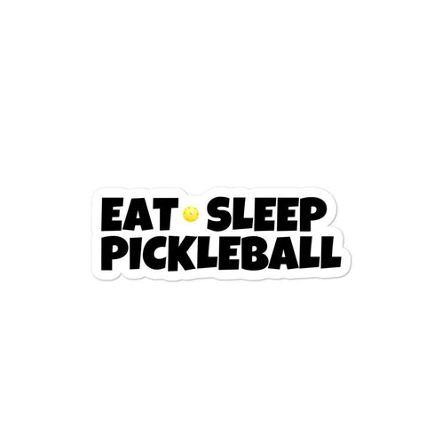 EAT - SLEEP - PICKLEBALL Bubble-free stickers