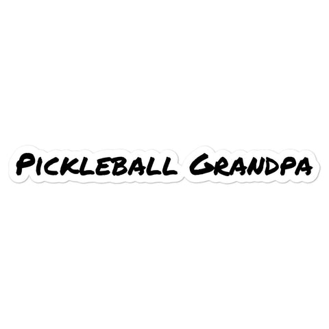 Pickleball Grandpa Sticker - Pickleball Clearance