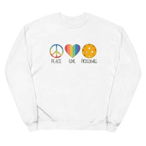 Peace Love Pickleball Sweatshirt