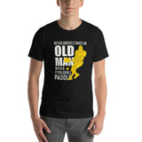 Old Man With Pickleball Paddle T-Shirt - Pickleball Clearance