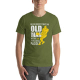 Old Man With Pickleball Paddle T-Shirt - Pickleball Clearance