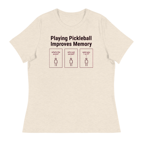 Playing Pickleball Improves Memory T-shirt. - Pickleball Clearance